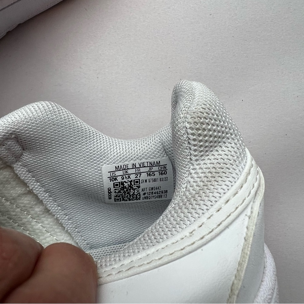 adidas Hoops 3.0 Baby/Toddler Shoes in White Size 10K - Picture 12 of 12